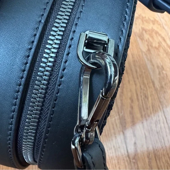 Brunello Cucinelli Round Raffia & Monili Crossbody Bag - Picture 12 of 13